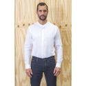 Camisa manga larga Cuello mandarín Puños ajustables BART MEN 03792